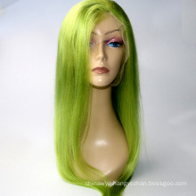In stock 10"-24" light green lace front wigs 130% density Brazilian human remy hair wig baby hair